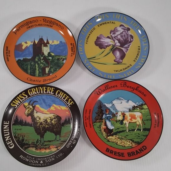 BIA Other - (4) - 6" BIA 2004 Cheese Swiss and Italia Plates